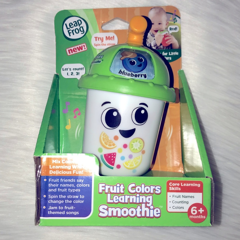 New Leap Frog Fruit Colors Learning Smoothie Toy